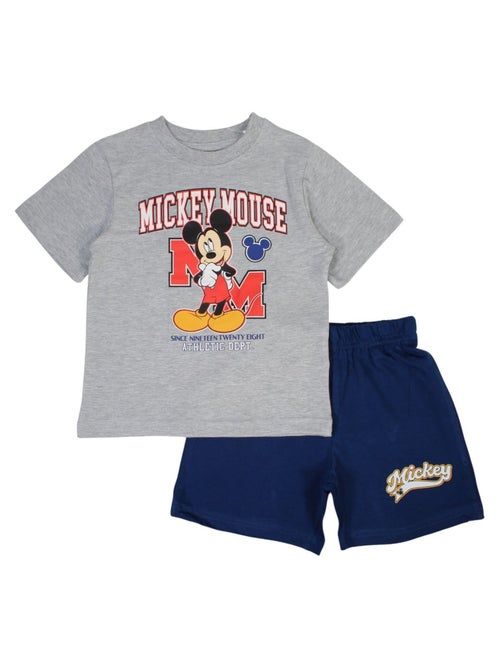 Disney - Conjunto camiseta y short niño Mickey - Kiabi