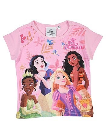 Disney - Conjunto camiseta y short Princesa