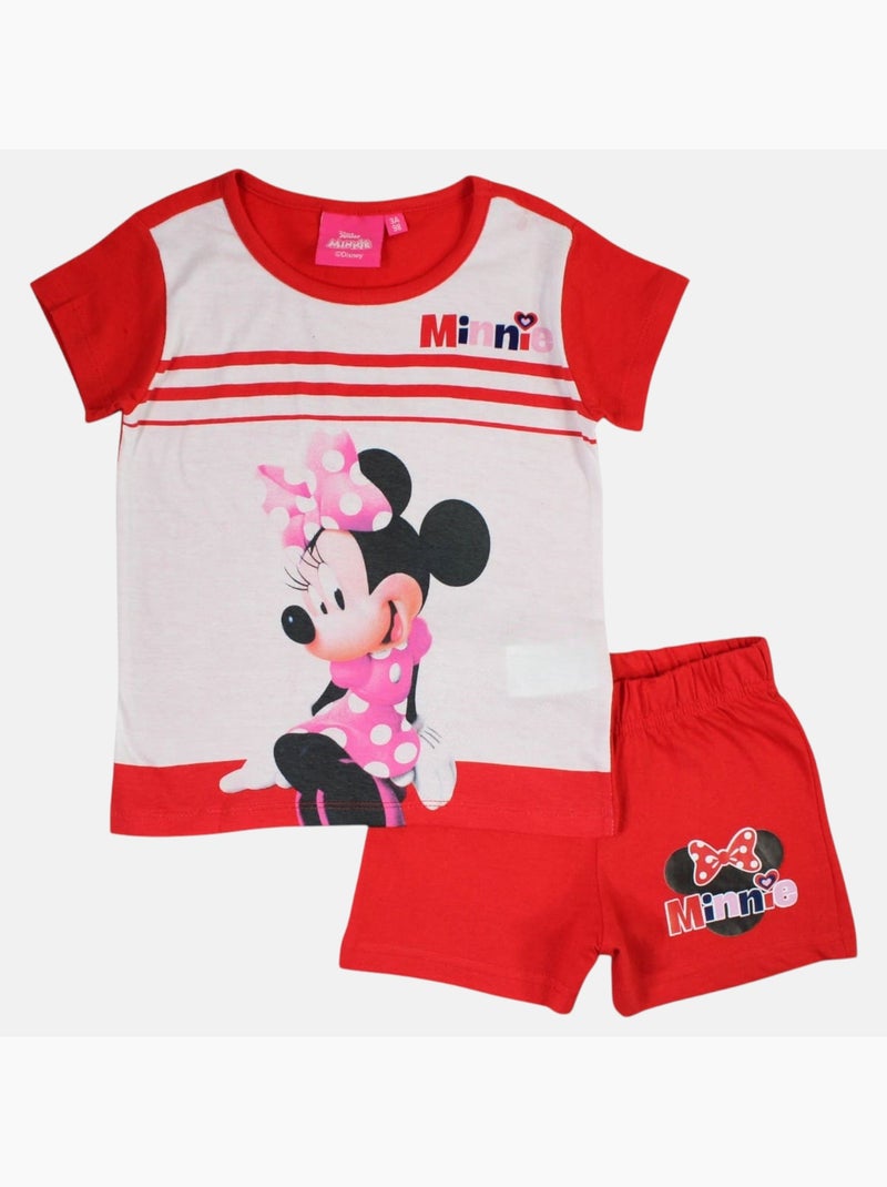 Disney - Conjunto camiseta y short Rojo - Kiabi