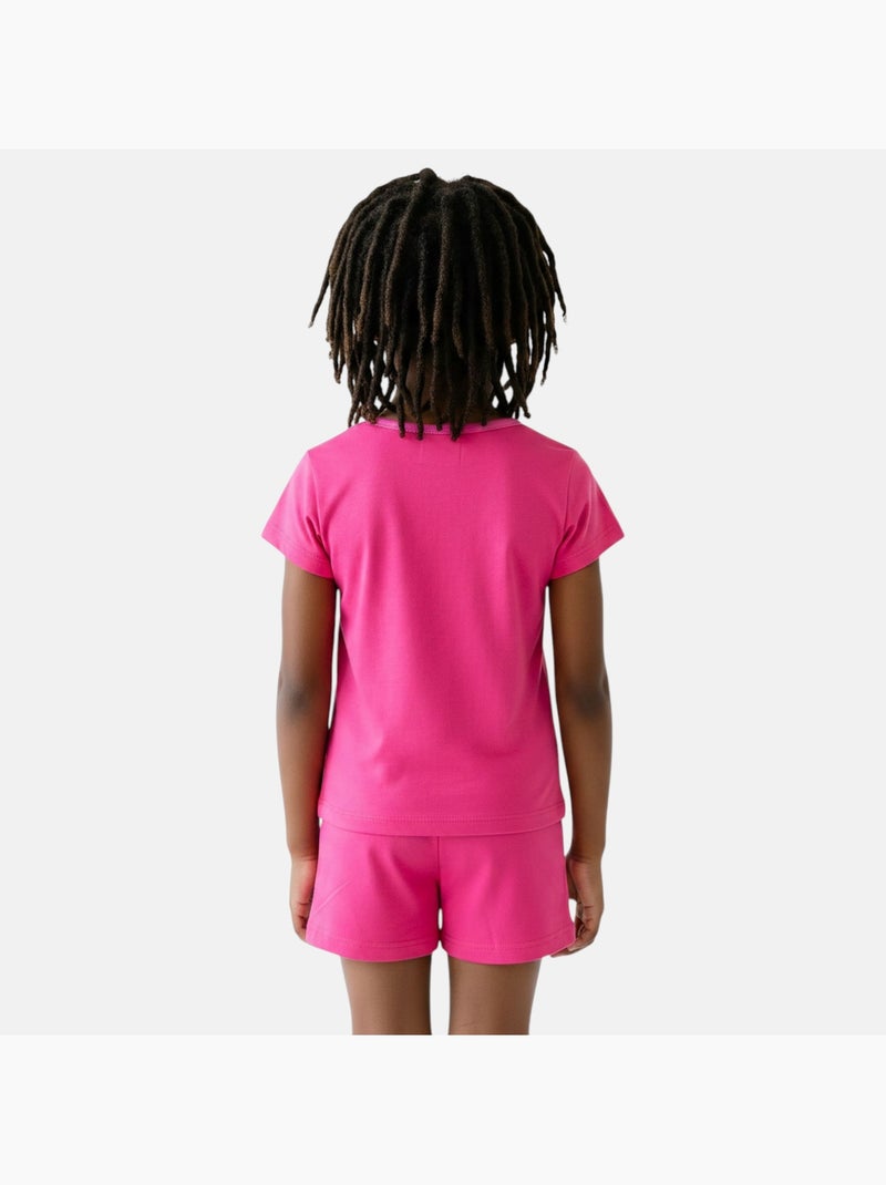 Disney - Conjunto camiseta y short Rosa - Kiabi
