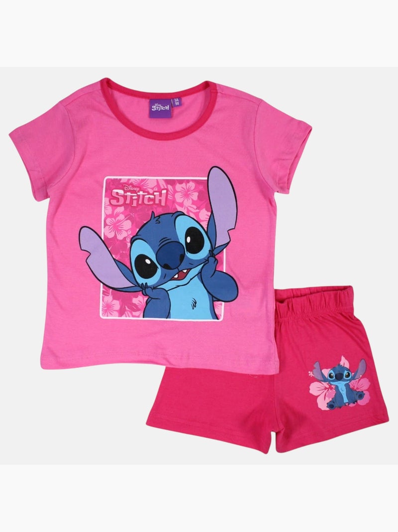 Disney - Conjunto camiseta y short Rosa - Kiabi