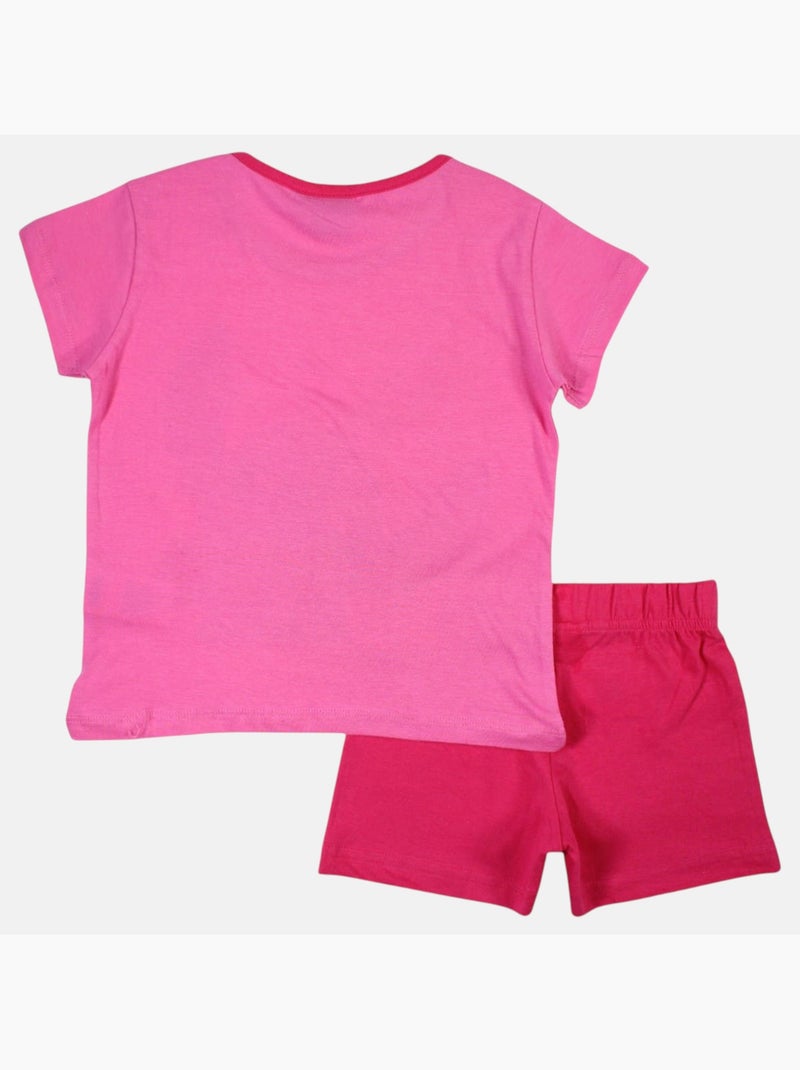 Disney - Conjunto camiseta y short Rosa - Kiabi