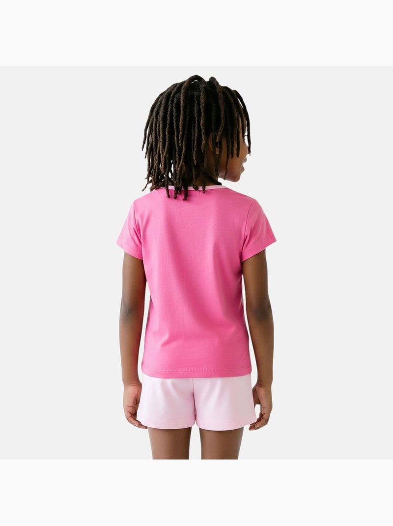 Disney - Conjunto camiseta y short Rosa - Kiabi
