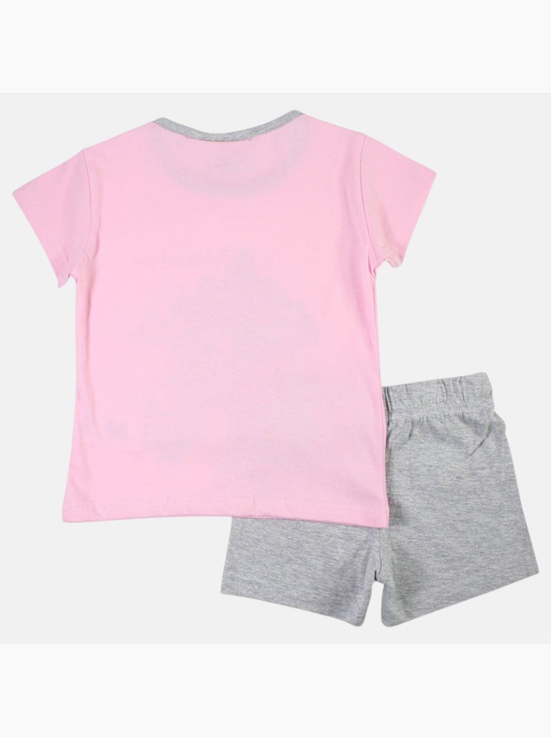 Disney - Conjunto camiseta y short Rosa - Kiabi