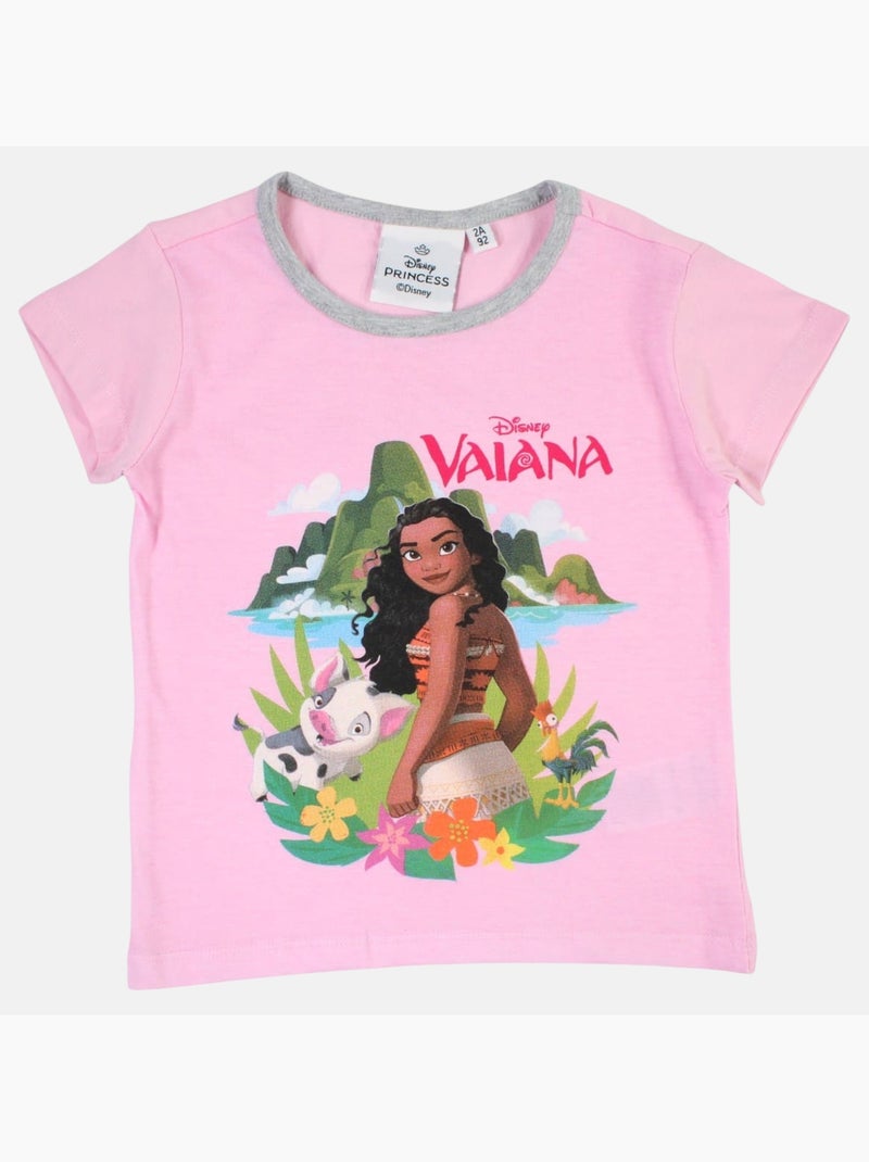 Disney - Conjunto camiseta y short Rosa - Kiabi