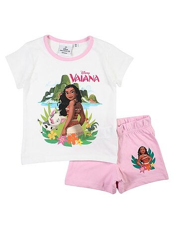 Disney - Conjunto camiseta y short Vaiana