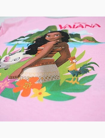 Disney - Conjunto camiseta y short Vaiana