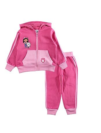 Disney - Conjunto chaqueta con capucha y pantalón de jogging Gabby niña