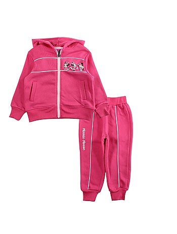 Disney - Conjunto chaqueta con capucha y pantalón de jogging Minnie niña