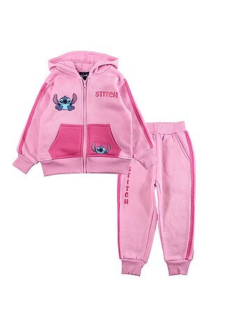 Disney - Conjunto chaqueta con capucha y pantalón de jogging niña