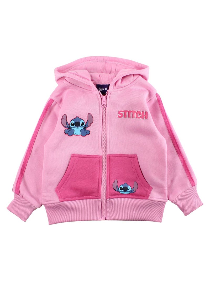 Disney - Conjunto chaqueta con capucha y pantalón de jogging niña Rosa claro - Kiabi