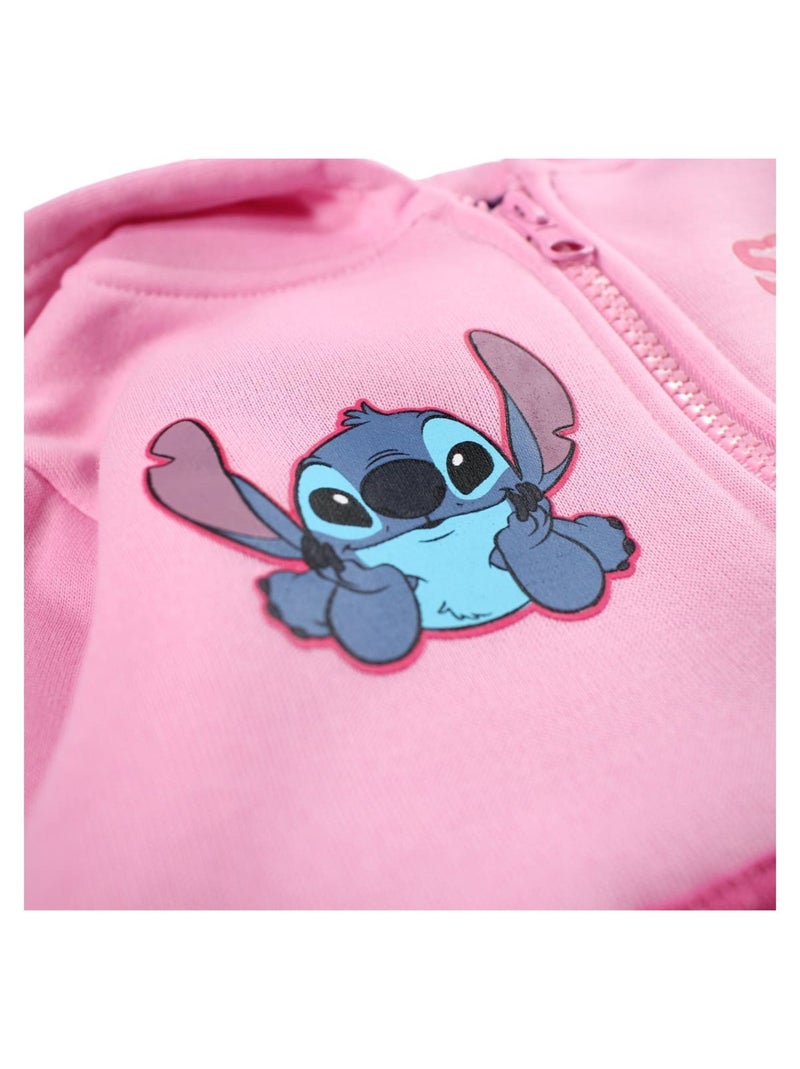 Disney - Conjunto chaqueta con capucha y pantalón de jogging niña Rosa claro - Kiabi