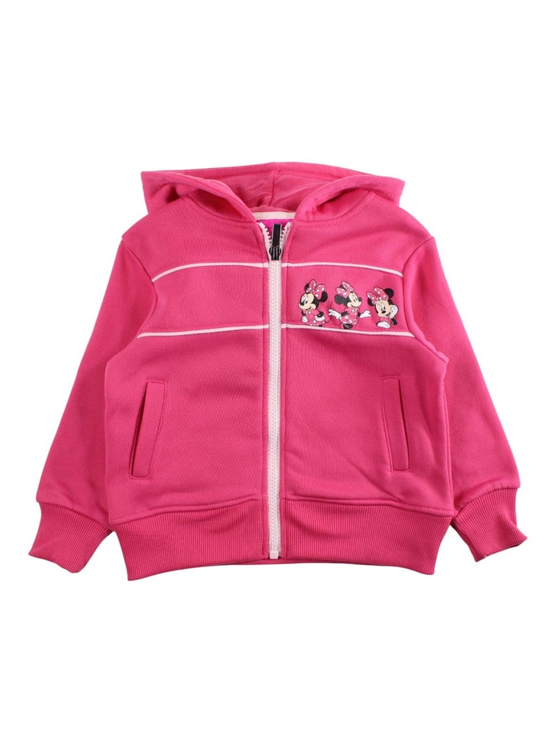 Disney - Conjunto chaqueta con capucha y pantalón de jogging niña Rosa fucsia - Kiabi
