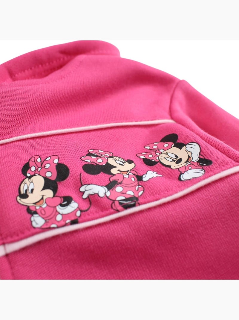 Disney - Conjunto chaqueta con capucha y pantalón de jogging niña Rosa fucsia - Kiabi