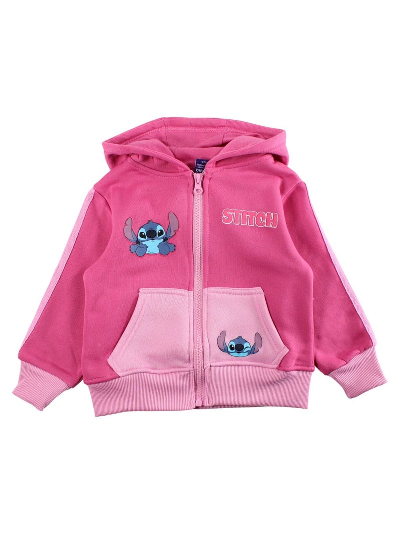 Disney - Conjunto chaqueta con capucha y pantalón de jogging niña Rosa - Kiabi