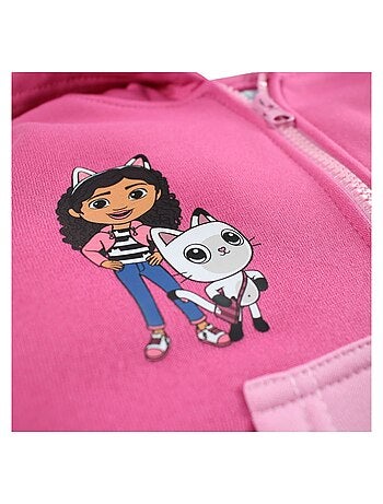 Disney - Conjunto chaqueta con capucha y pantalón de jogging niña