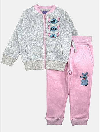 Disney - Conjunto chaqueta y pantalón de jogging Lilo & Stitch niña
