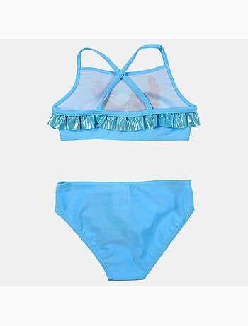 Disney - Conjunto de baño niña compuesto por top de bikini y falda de baño