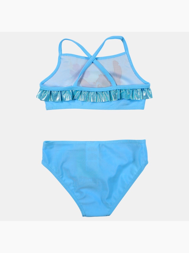 Disney - Conjunto de baño niña compuesto por top de bikini y falda de baño Azul - Kiabi