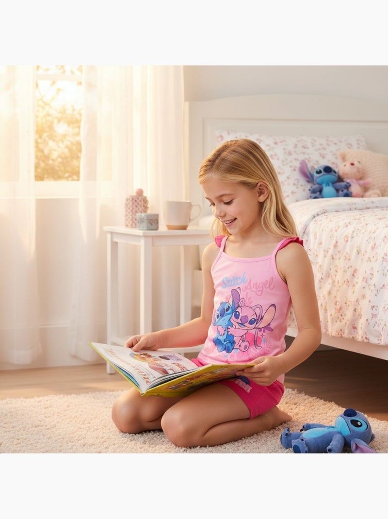 Disney - Conjunto niña Stitch Angel Rosa - Kiabi