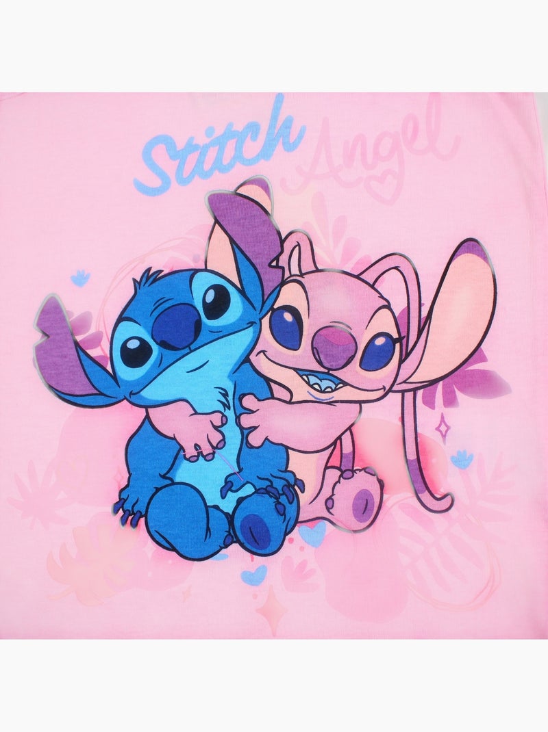Disney - Conjunto niña Stitch Angel Rosa - Kiabi