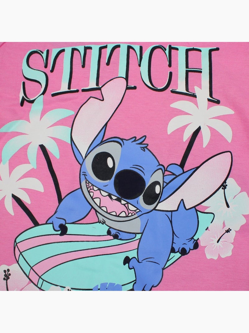 Disney - Conjunto niña Stitch Rosa - Kiabi