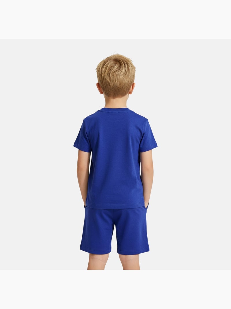 Disney - Conjunto niño camiseta de manga corta y pantalón corto Azul marino - Kiabi