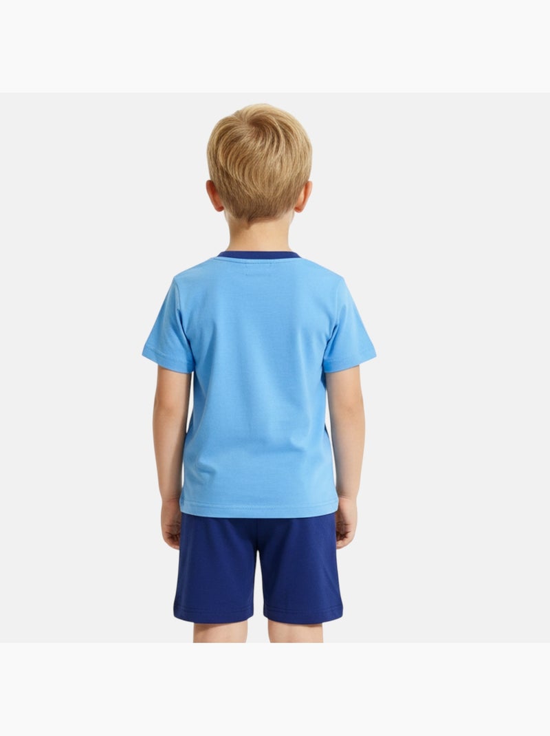 Disney - Conjunto niño camiseta de manga corta y pantalón corto Azul marino - Kiabi