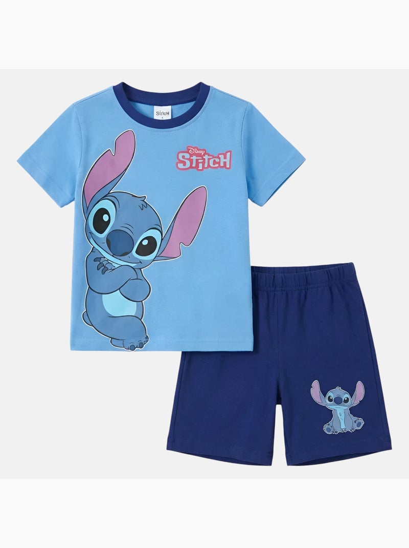 Disney - Conjunto niño camiseta de manga corta y pantalón corto Azul marino - Kiabi