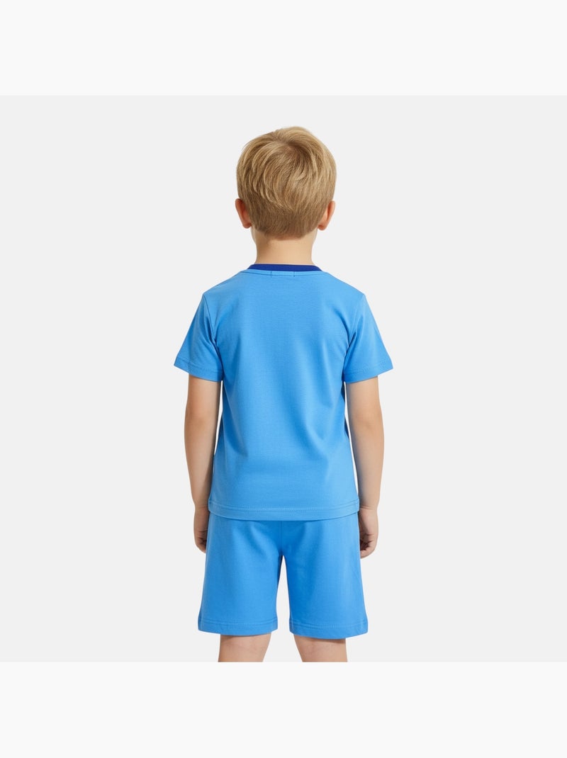 Disney - Conjunto niño camiseta de manga corta y pantalón corto Azul - Kiabi