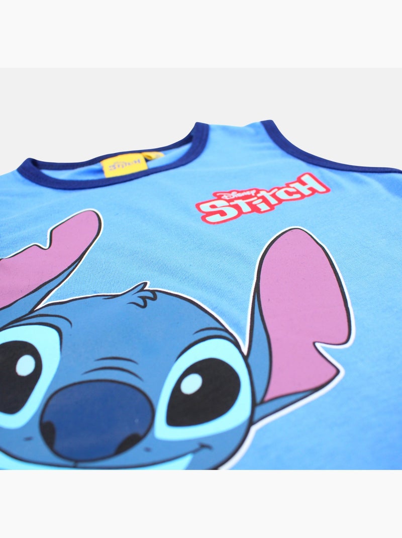 Disney - Conjunto niño camiseta sin mangas y pantalón corto Azul marino - Kiabi