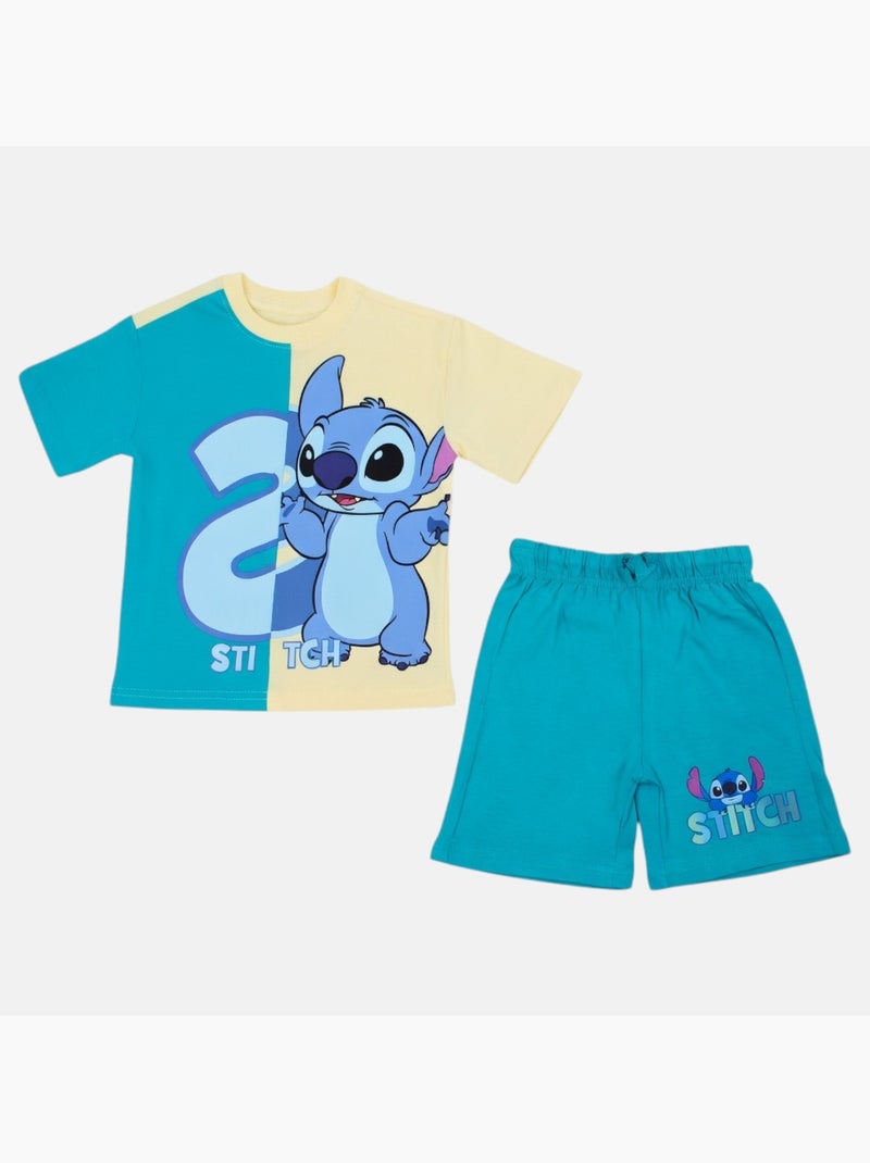 Disney - Conjunto niño Stitch Azul turquesa - Kiabi