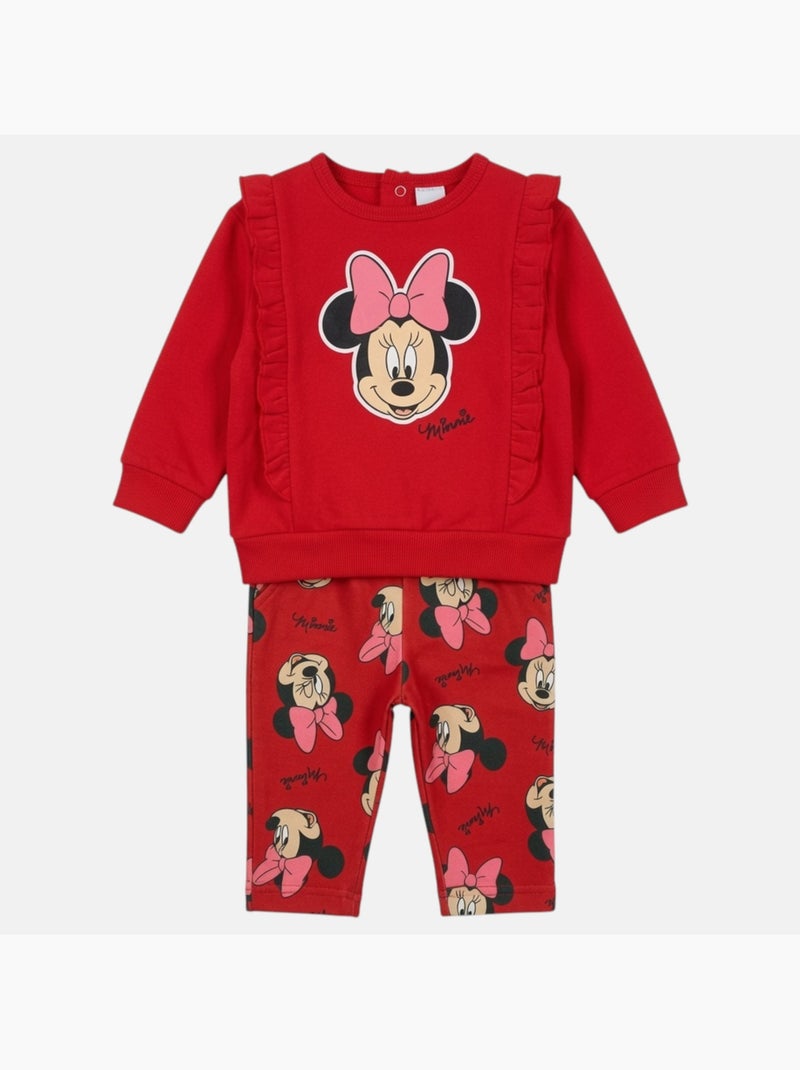 Disney - Conjunto para bebé niña Minnie Rojo - Kiabi
