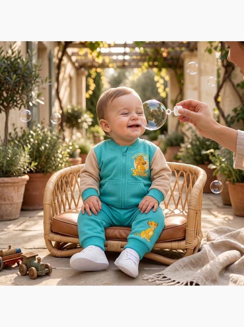 Disney - Conjunto para bebé niño El Rey León Azul turquesa - Kiabi