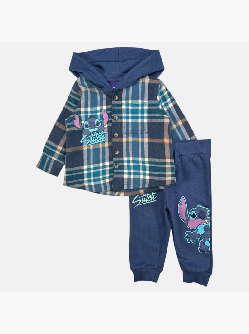 Disney - Conjunto sudadera con capucha y pantalón bebé Azul marino - Kiabi