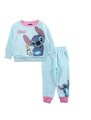 Disney - Conjunto sudadera y pantalón de jogging en percha Lilo & Stitch niña