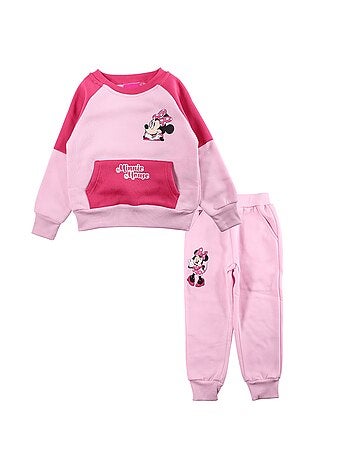Disney - Conjunto sudadera y pantalón de jogging Minnie niña