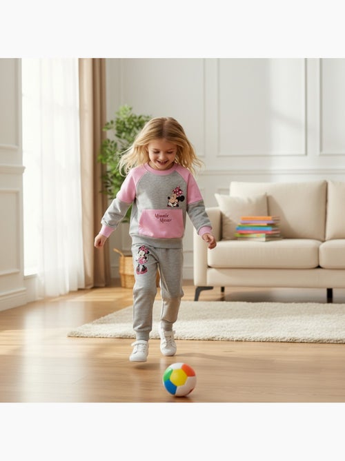 Disney - Conjunto sudadera y pantalón de jogging niña - Kiabi Disney - Conjunto sudadera y pantalón de jogging niña - Kiabi