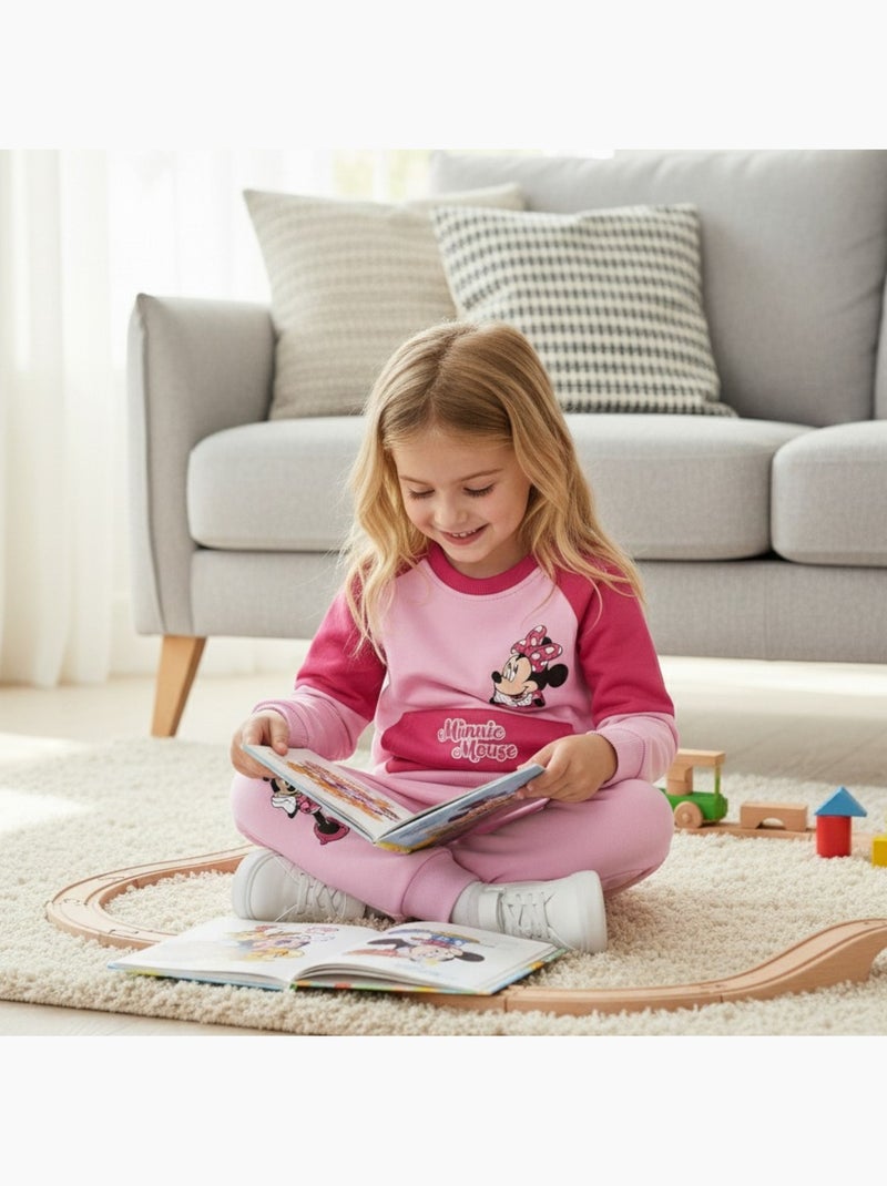 Disney - Conjunto sudadera y pantalón de jogging niña Rosa - Kiabi