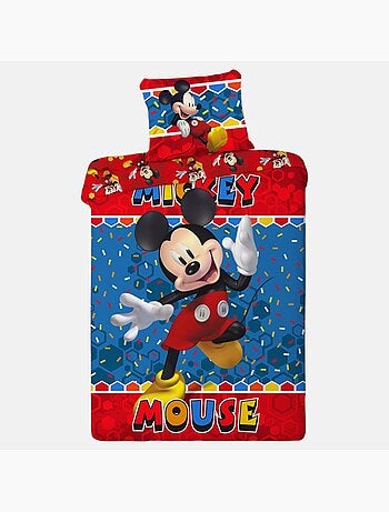 Disney - Funda nórdica + funda de almohada Mickey niño