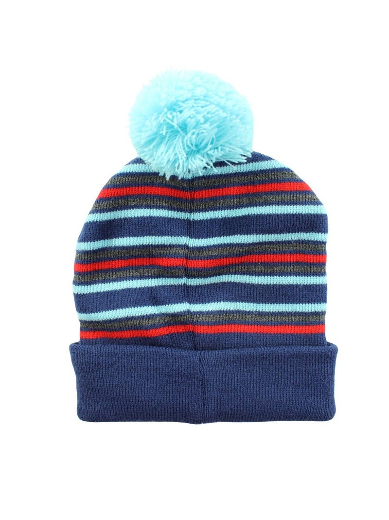 Disney - Gorro con pompón Azul marino - Kiabi