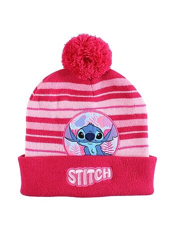 Disney - Gorro con pompón Lilo & Stitch niña