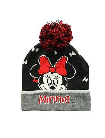 Disney - Gorro con pompón Minnie Mouse