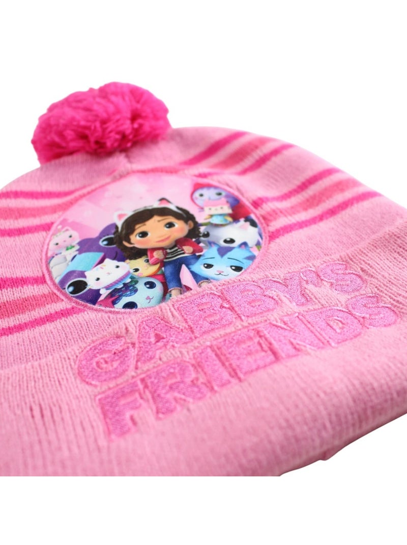 Disney - Gorro con pompón niña Rosa claro - Kiabi