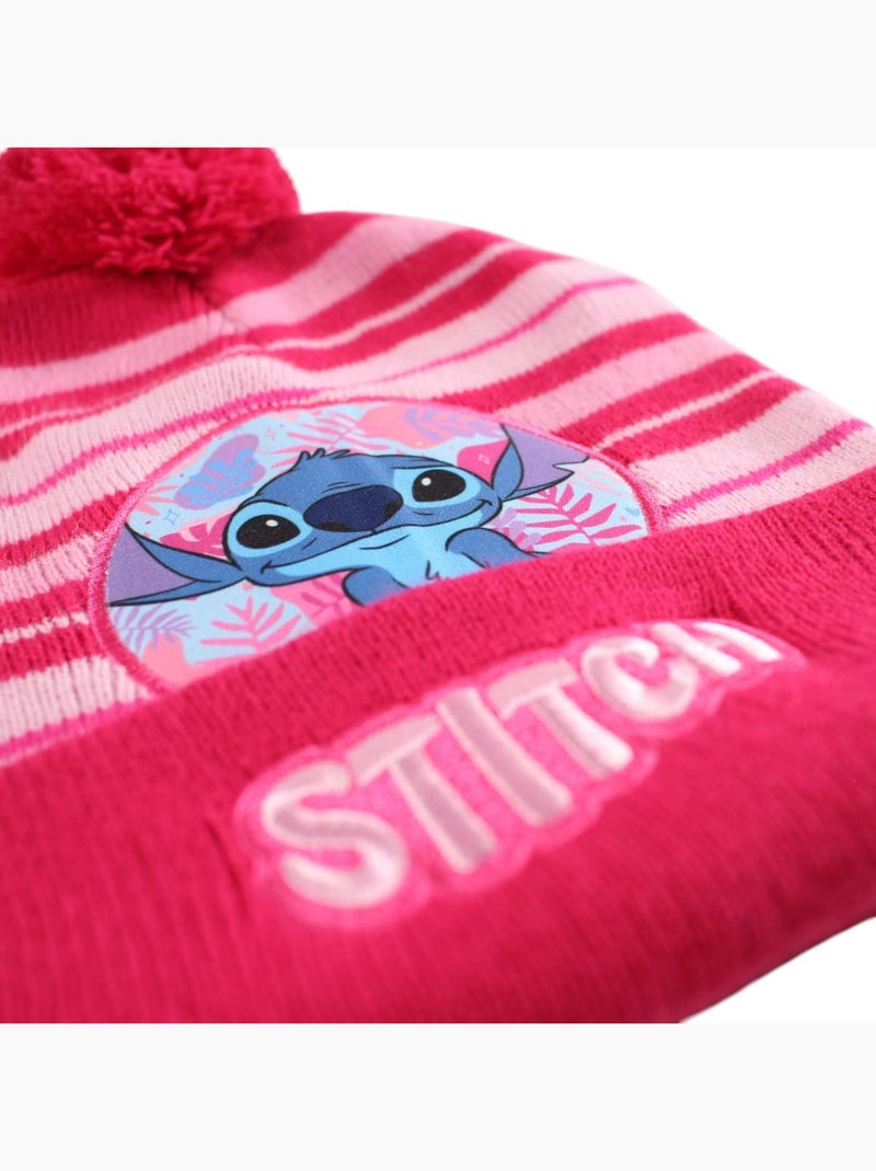 Disney - Gorro con pompón niña Rosa fucsia - Kiabi