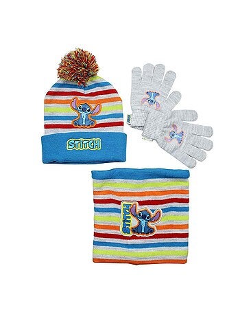 Disney - Gorro, guantes y snood niño