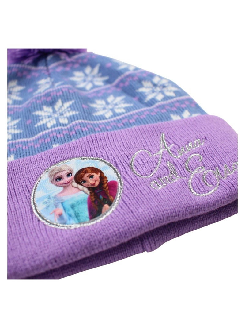 Disney - Gorro, guantes y snood Violeta - Kiabi