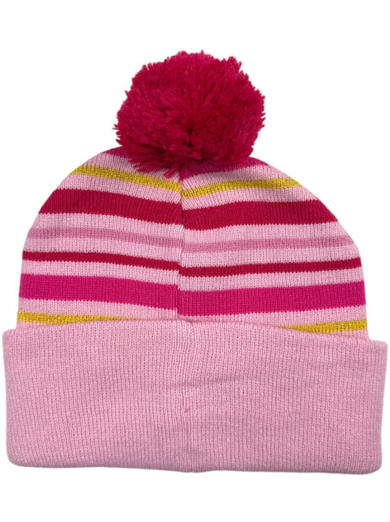 Disney - Gorro infantil de s con pompón Rosa - Kiabi