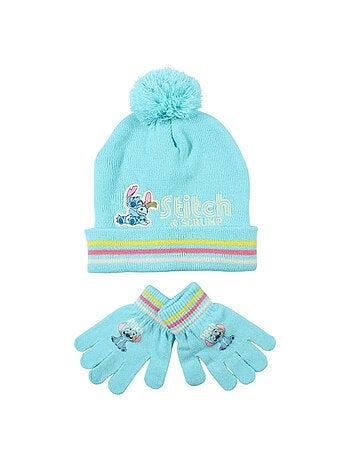 Disney - Gorro y guantes Lilo & Stitch niña