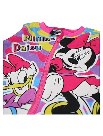 Disney - mono de felpa con cremallera y estampado
